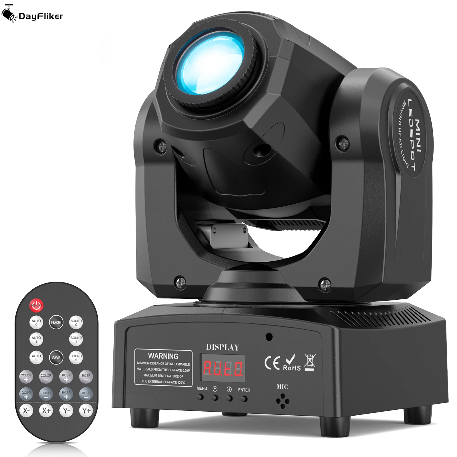 

DayFlicker 150W LED Light Pattern Light Stgae Effect Moving Head Light With Remote Control DMX For Wedding Concert Club KTV
