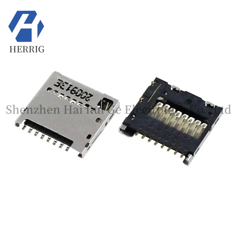 

Raspberry Pi microSD card connector, card slot, plug-in TF card holder, storage card, push-pull SD card holder
