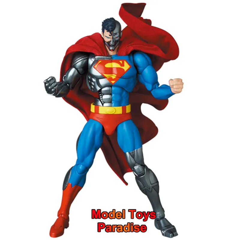 Original MEDICOM MAFEX 1/12 Collectible Soldier Superman Returns Anime Superman Full Set 6inch Action Figure Model Fans Gifts