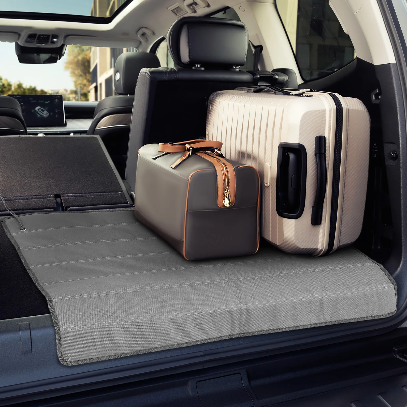 

Car Trunk Mat Oxford Fabric Wear Resistance Easy Cleaning Cargo Mats For Cars Suv Trunk Liners Automotive Vehicle Accessories
