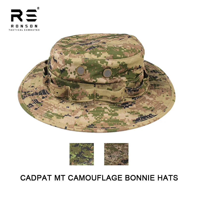 CADPAT MT Camouflage Fishmen Bonnie Hat NYCO 50/50 Rip-stop Nylon Cotton Mil-spec Fabric Waterproof NIR Durable Use Tactical