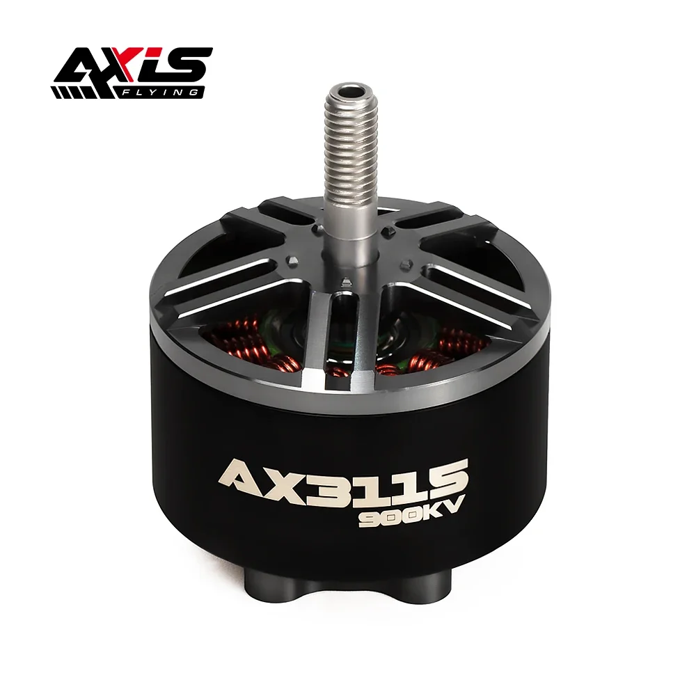 

Бесщеточный двигатель AxisFlying AX3115 900KV 3-6S для беспилотного летательного аппарата дальнего действия 8-10 дюймов