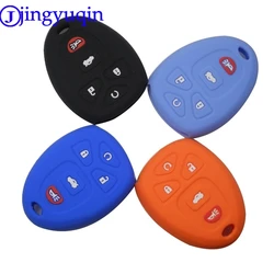 jingyuqin 5 Button Remote Silicone Car-Styling Key Case Cover Proctetor For Buick GMC Chevrolet Cadillac Pontiac Saturn Key
