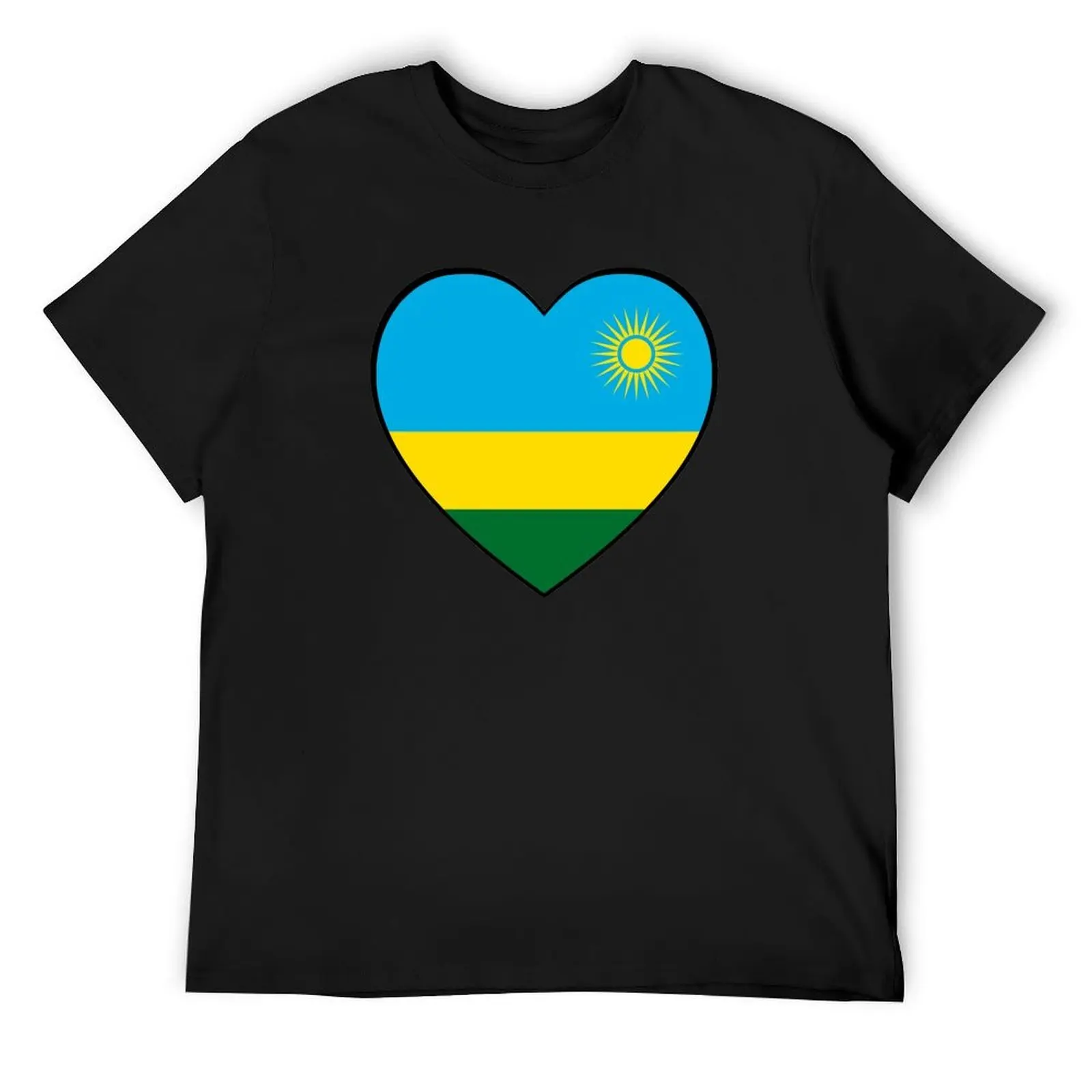 

Rwanda Heart T-Shirt shirts graphic tees sports fans animal prinfor boys anime clothes black t shirts for men