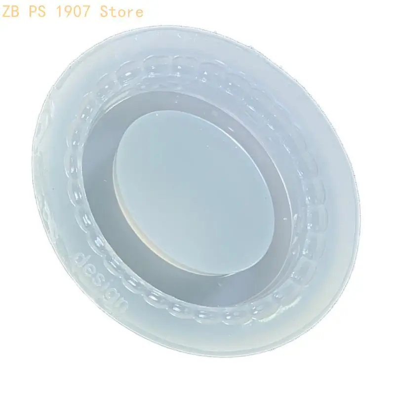 3D Oval Fondant Mold Cake Border Silicone Mould for Sugarcraft Cake Decoration Chocolate Candy Soap Molds Home Decors 55KA