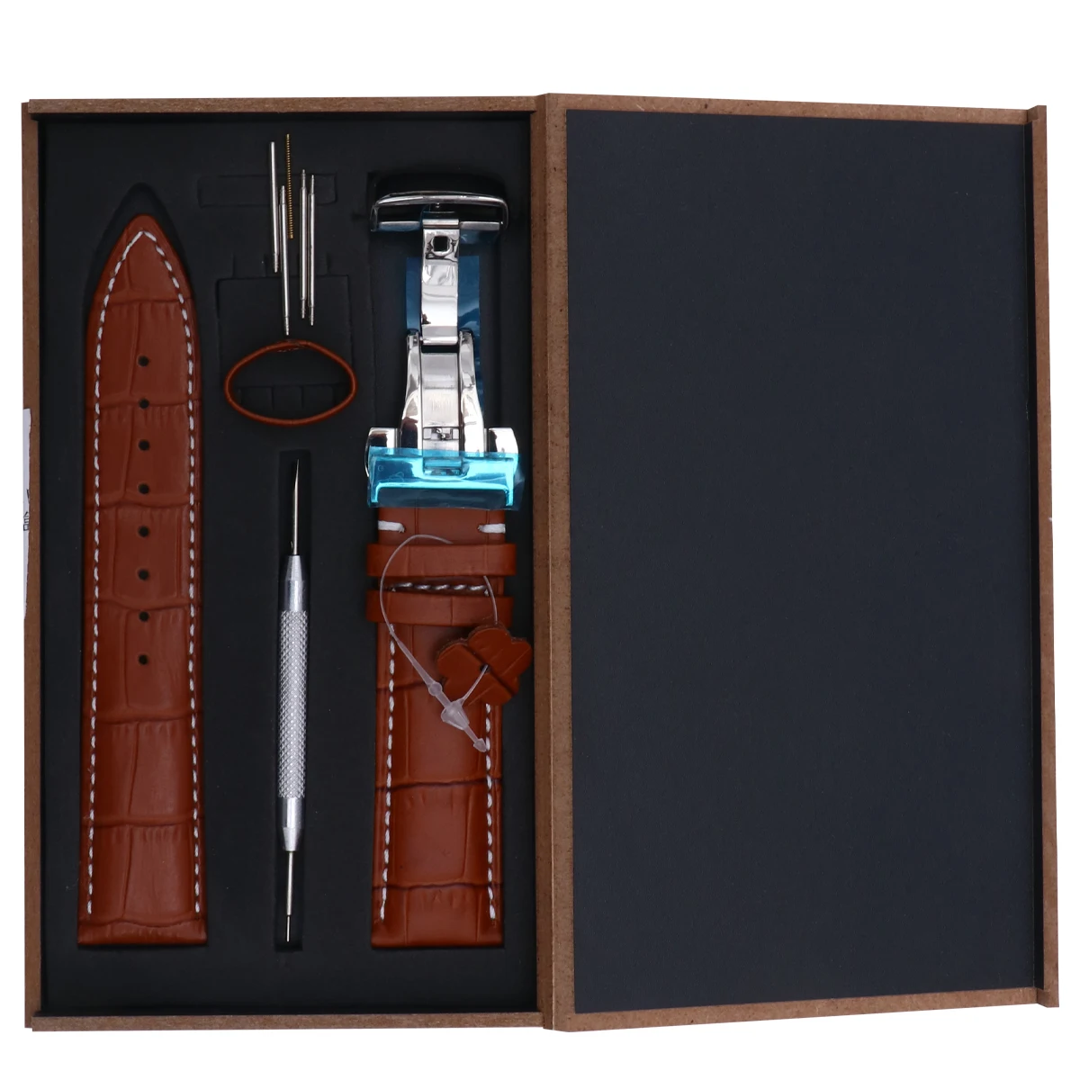 

22Mm Strap Replacement s Cowhide Strap For Watch for Wrist Clasp Tool Kit Durability Comfort Watch Accessories