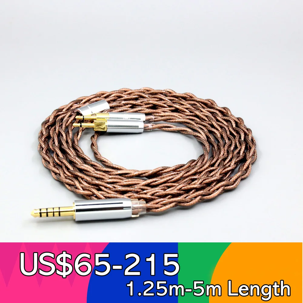 99% 24k Gold 7n Pure Silver Graphene Shield Earphone Cable For Sennheiser HD700 Headphone Dual 2.5mm pin LN008533