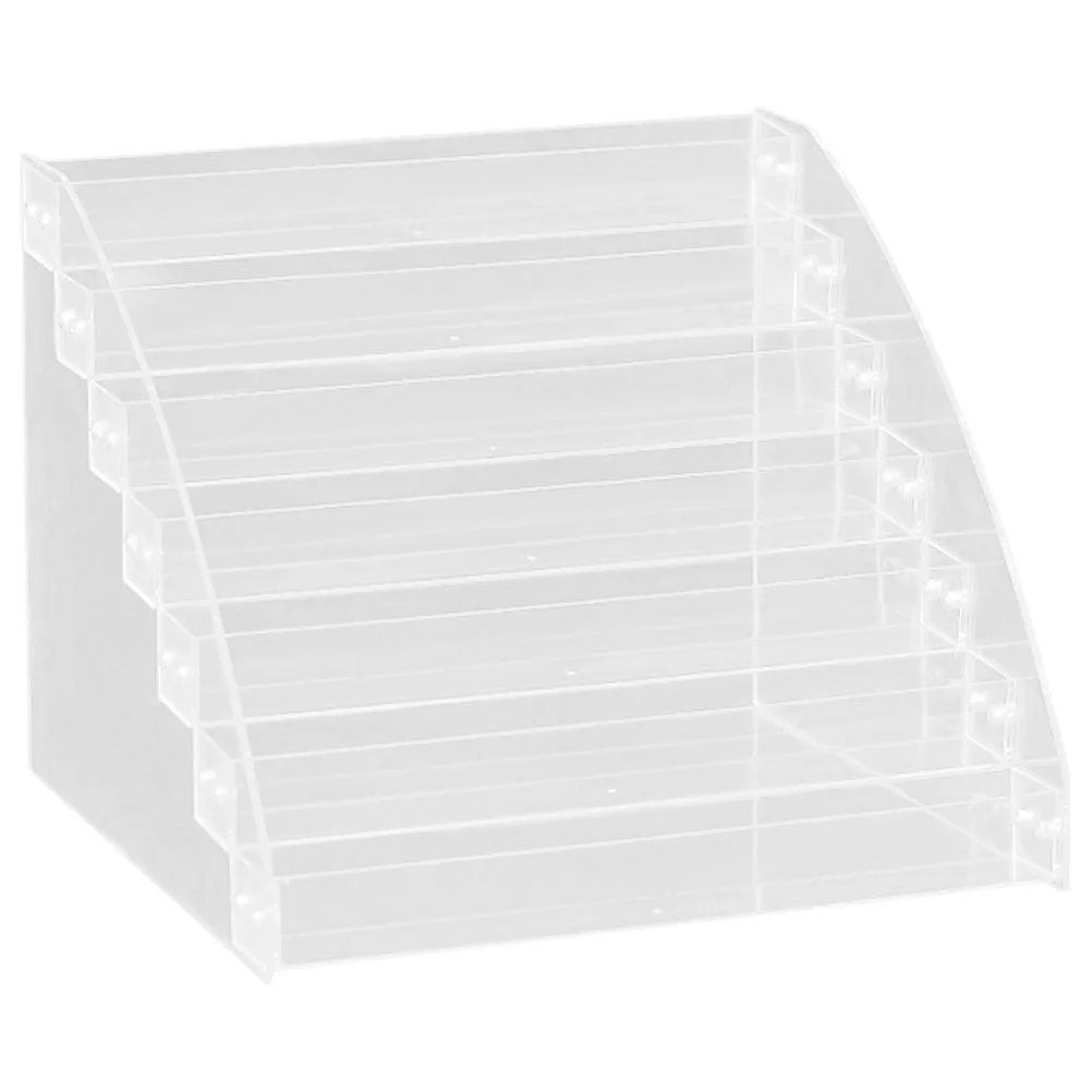 Organisateur de vernis à ongles à 7 niveaux, support de rangement en acrylique, présentoir pour laque à ongles, rouge à lèvres, vanité, Solution d'organisation de bureau