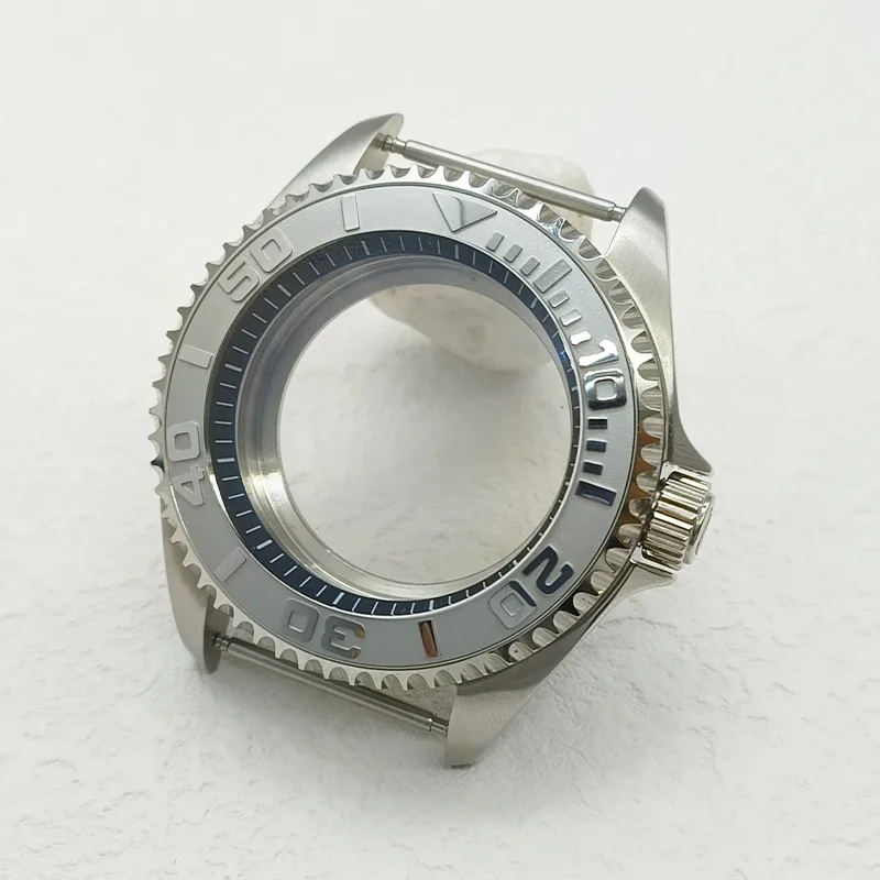 42mm SKX007 Watch Case Transparent Back Case Fits NH35 NH36 7S 4R35 Automatic Movement Dome Sapphire Crystal Glass Watch Cases