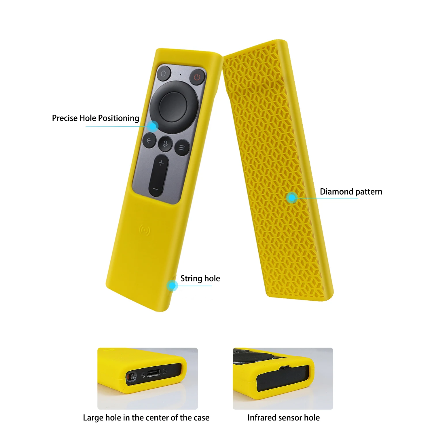 For HUAWEI LINGXI Point Remote Cover Fallproof Dust for Huawei Vision TV Remote Control Full Package Silicone Protective Cover