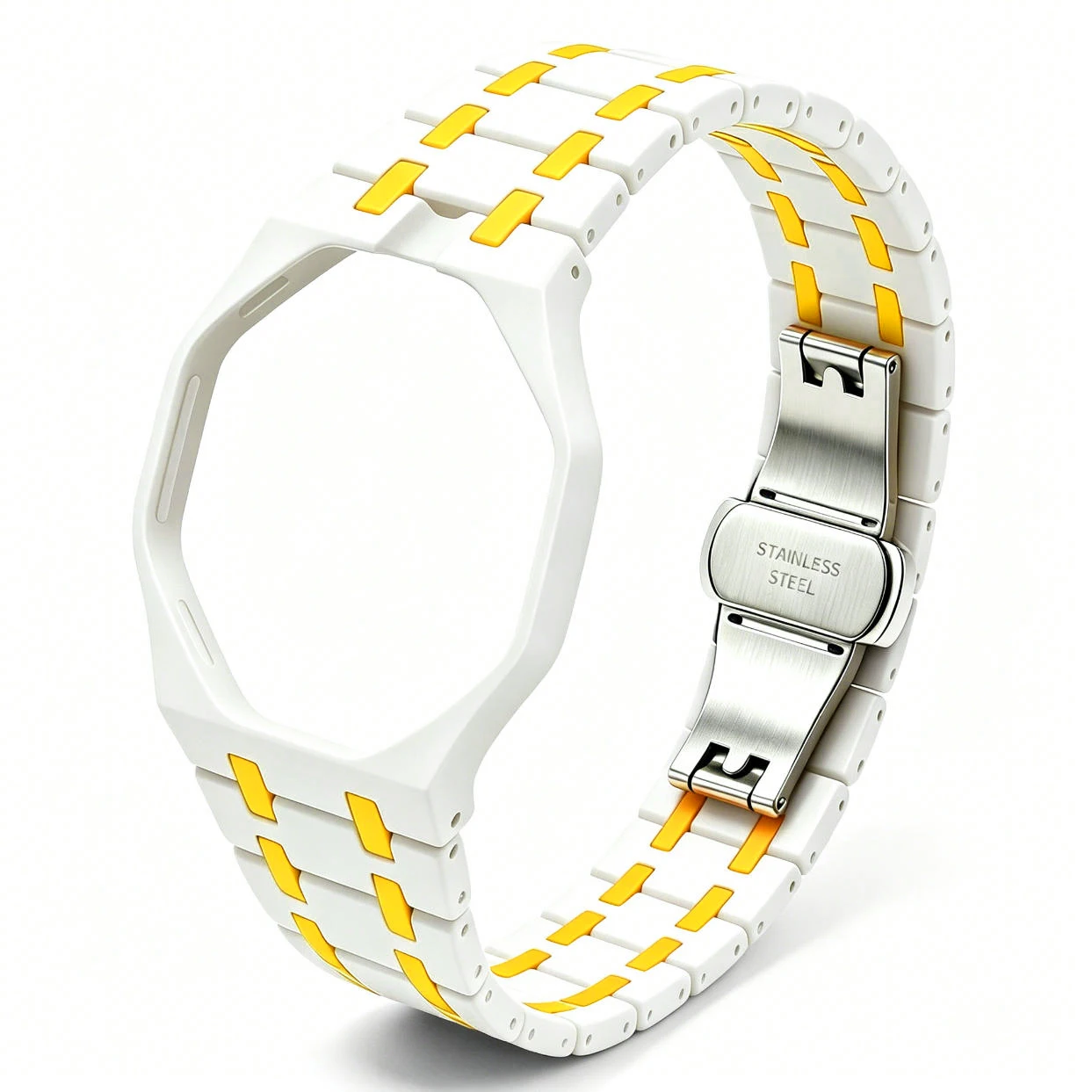 Modieuze kunststof horlogeband voor Swatch X AP Royal Pop zakhorloge, horlogebandvervanger voor polshorloge, geïntegreerde modificatie.