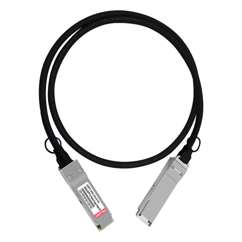 40G DAC Cable QSFP+to QSFP+ Stacking Cable Direct Attach Copper 1/3/5/7M, compatible with Cisco Mellanox Mikrotik Ethernetswitch