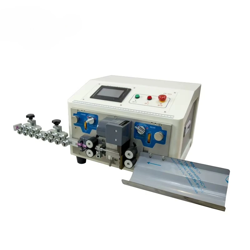 Automatic Sheathed Wire Stripping Machine Internal and External Double Layer Peeling for Jacketed Cable