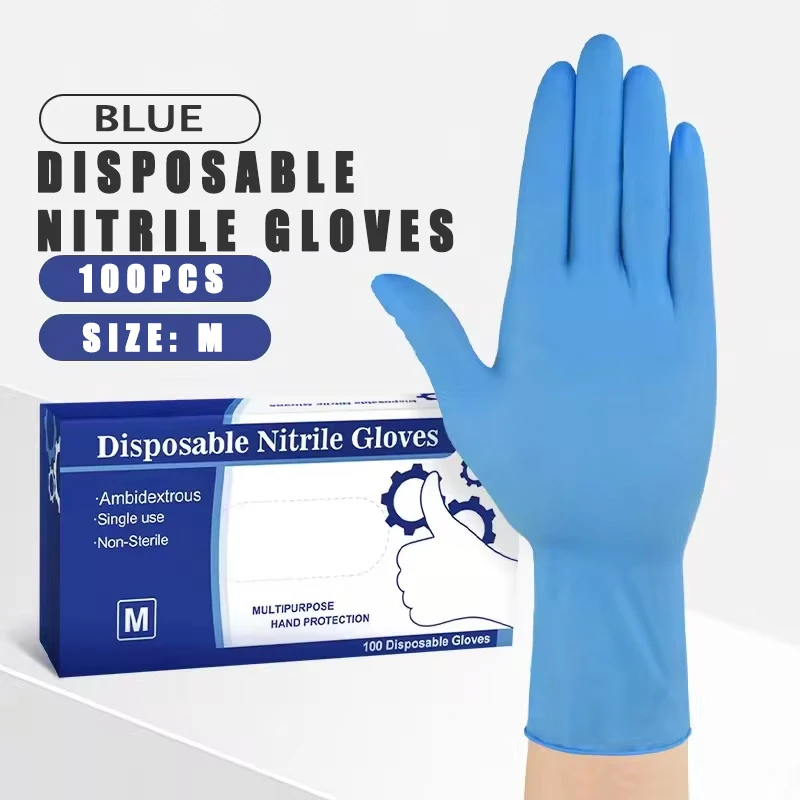 Nitrile Gloves Powder-Free Latex-Free for Cleaning and Food preparation Kitchen Gloves