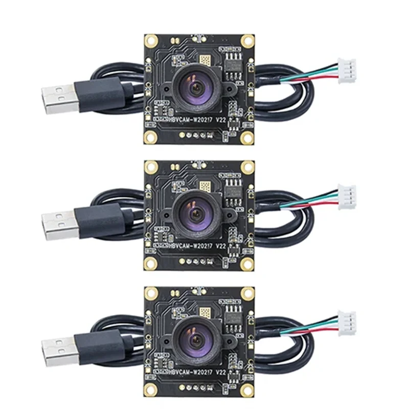 B92B-6Pcs OV9732 100 degrés 1280X720 30Fps Module de caméra pour Autodarts Io avec câble de 2M, taille PCB: 32X32mm, Module de caméra