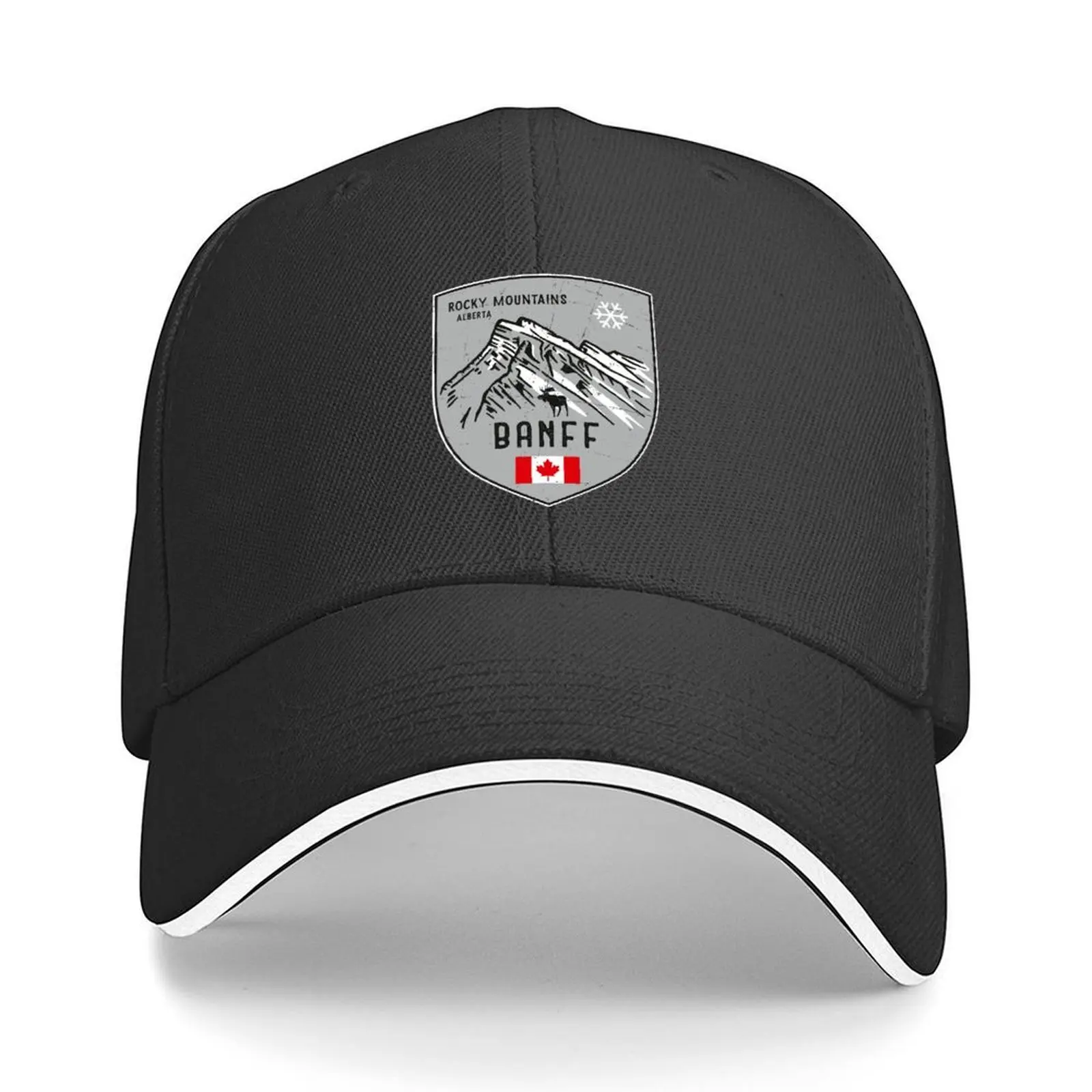 

Banff Canada Emblem Baseball Cap New Hat Golf Wear Beach Outing Gentleman Hat Men Golf Wear Women's