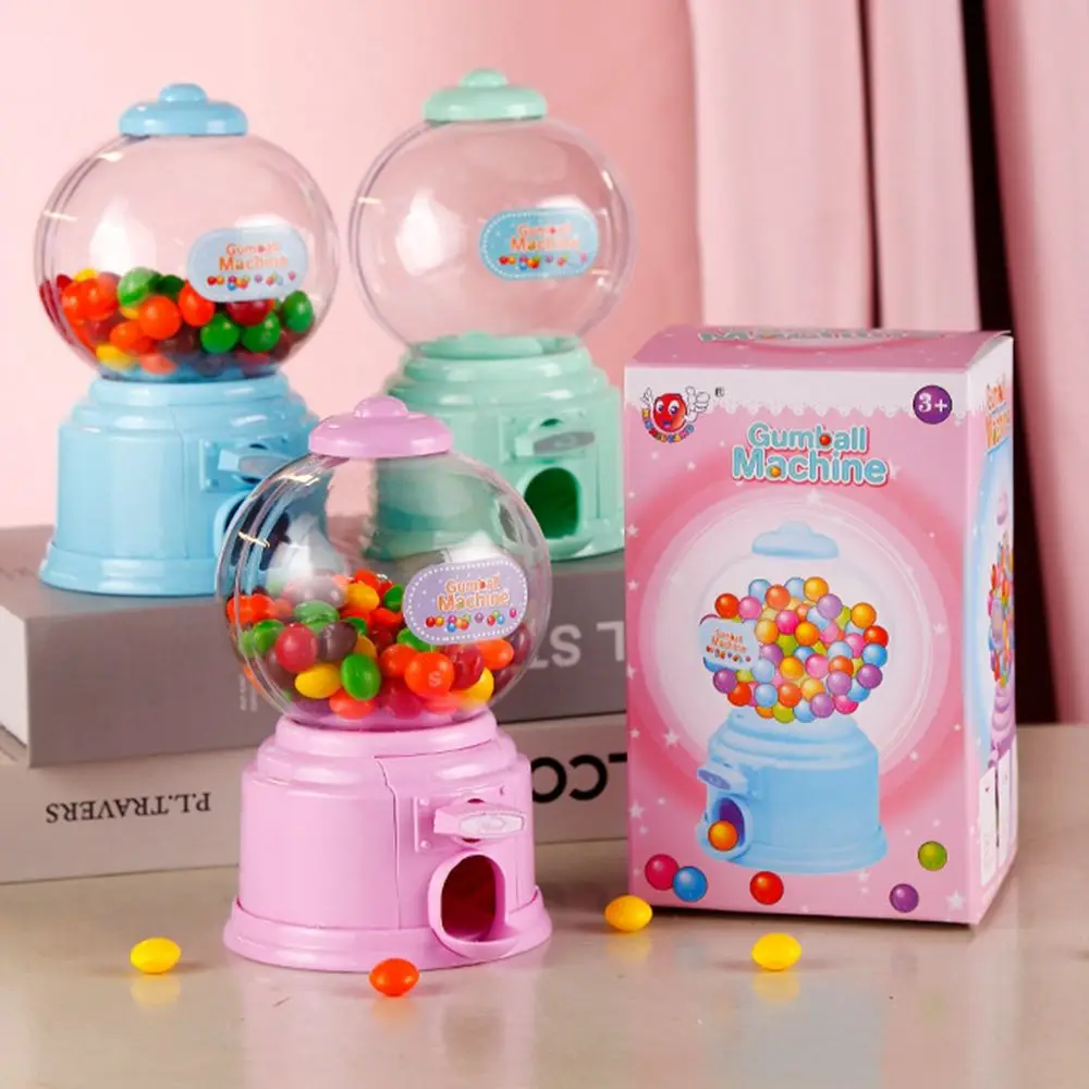 Mini Cute Coin Bank Home Decoration Sweets Christmas Candy Machine Birthday Gift Candy Dispenser Money Saving Box