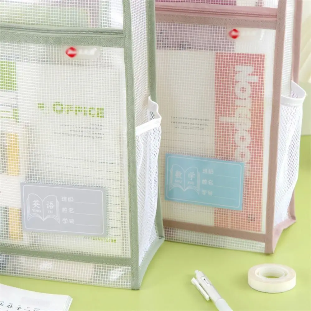 

Clear A4 File Storage Bag Thickened Multi-layer Zipper Pouch Bag Waterproof Large Capacity Art Portfolio Case Book Storage Bag