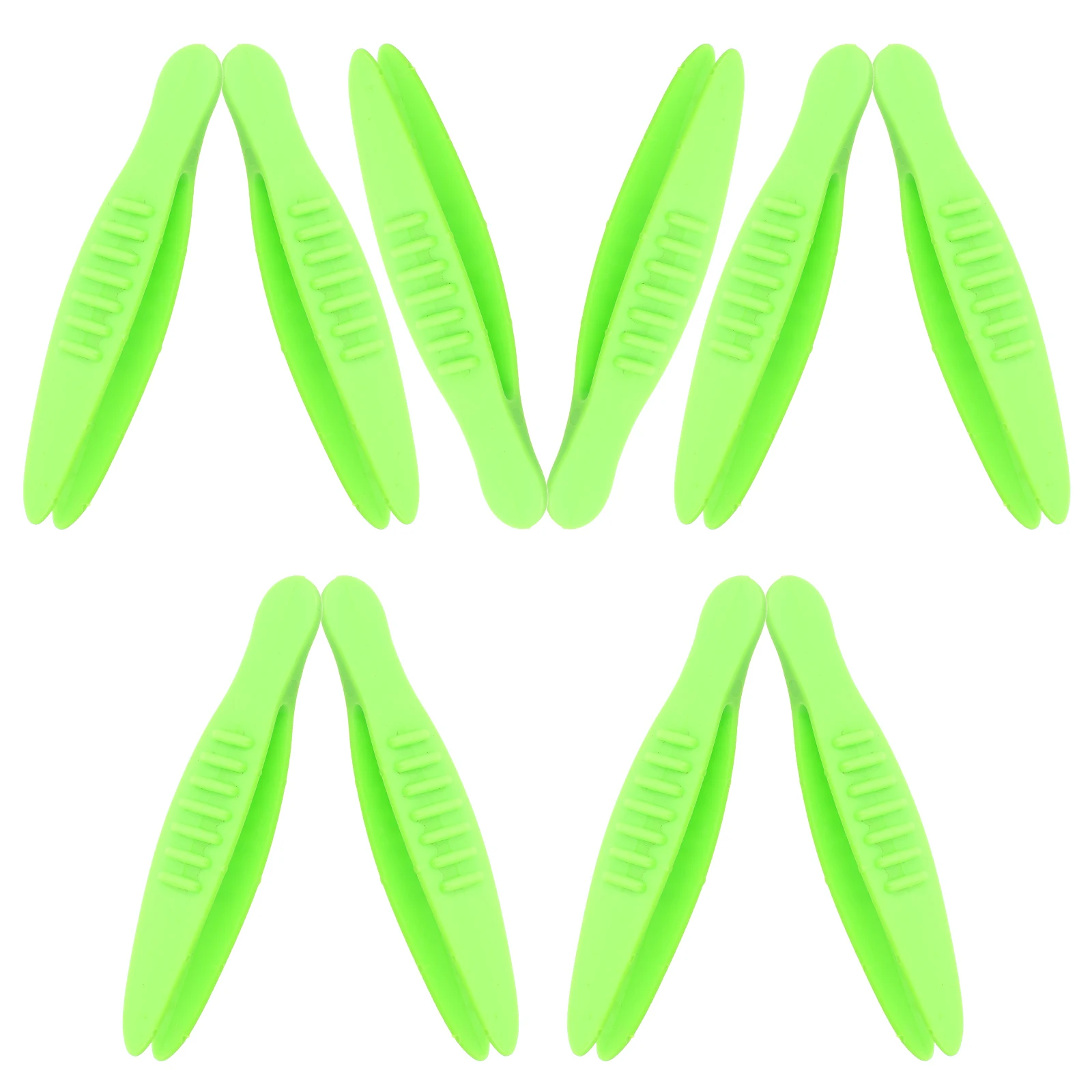 

10pcs Kindergarten Experiment Tools Plastic Tweezers for Kids Classroom Diy Jewelry Making Bead Craft Science Educational