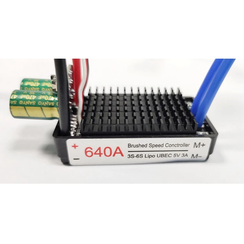 Wodoodporna dwukierunkowa szczotka ESC RC o dużej mocy 12 V-24 V ESC do samochodu i łodzi RC