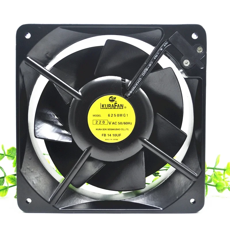 6250MG1 Вентилятор IKURA 220 В Цельнометаллический высокотемпературный охлаждающий вентилятор