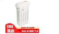 In Stock% Xiao-Mi Mi 4K Drone Intelligent Battery 5100MAh Fimi / 1080P RC With Gold White Button