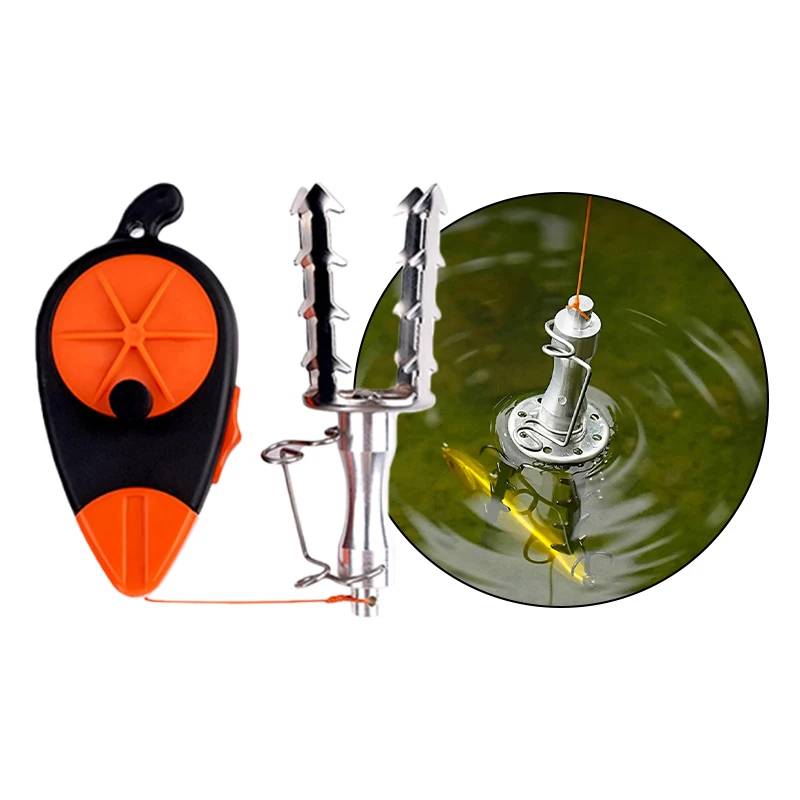 

Stainless Steel Lure Retriever Bait Catcher Lure Rescuer Artificial Bait Gripper Stuck Fishing Tackle Essential Tools Accessory