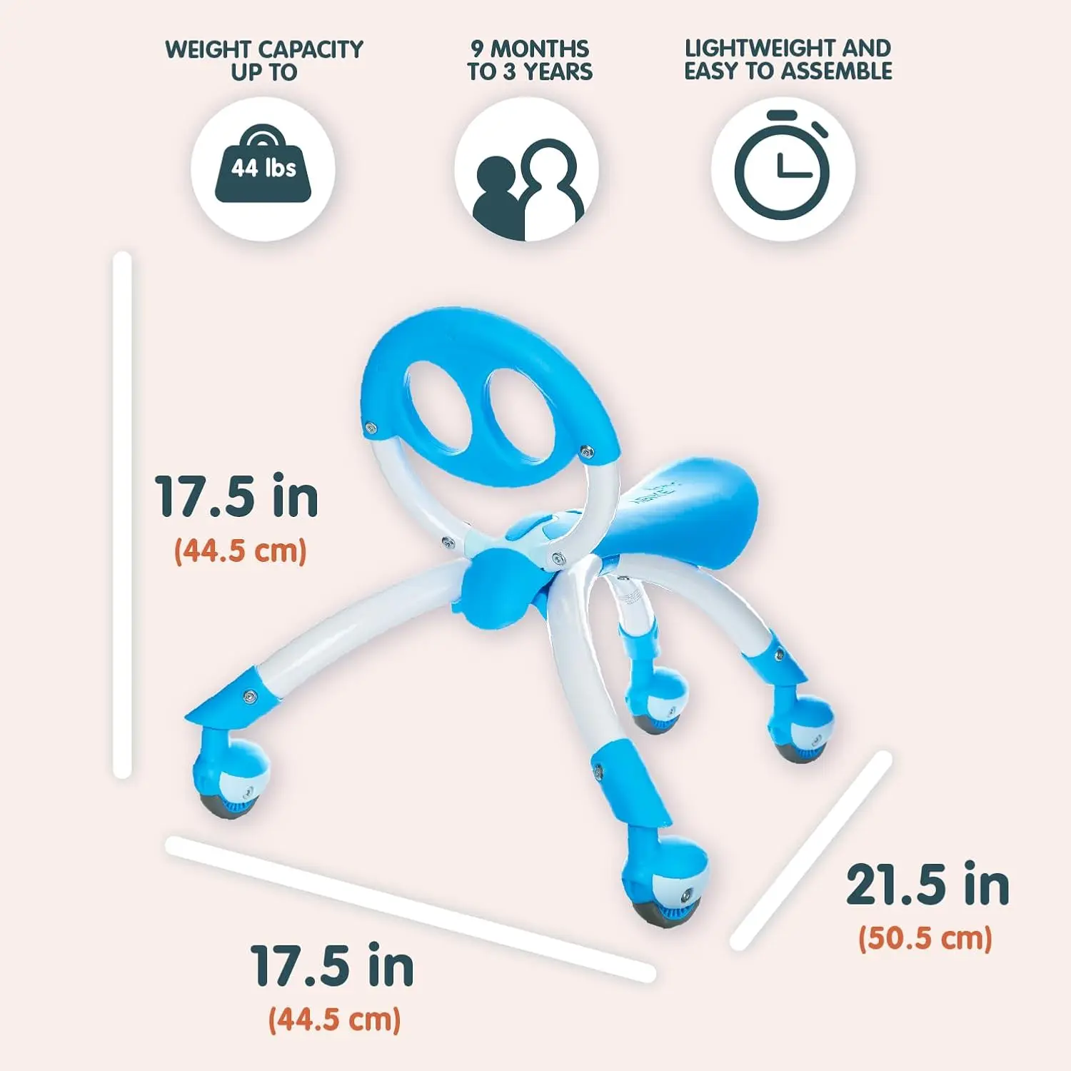 Pewi 워킹 라이드 장난감-베이비 워커부터 유아까지, 9 개월부터 3 세까지