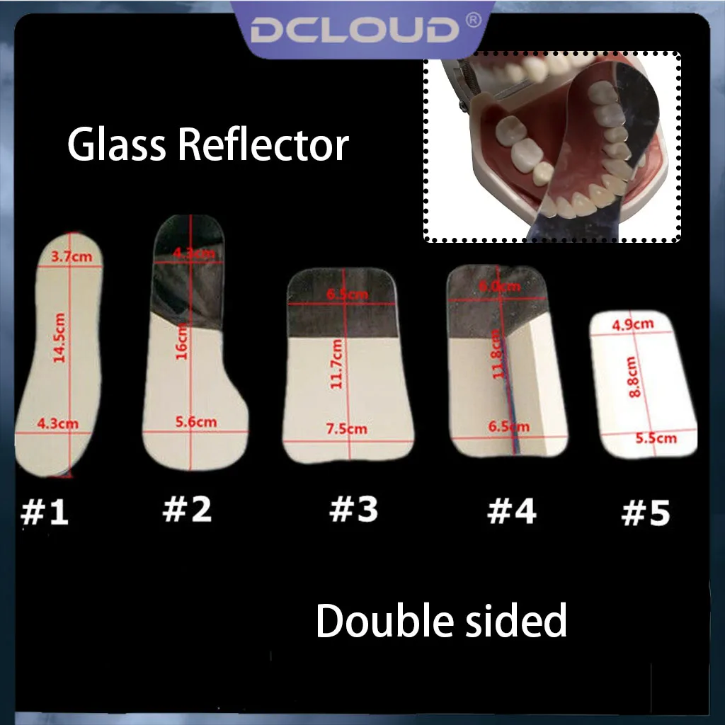 Dental Orthodontic Mirror Glass Photography Mirrors Double-Side Reflector Intra Oral Cheek Lingual Occlusal Mirrors Dentist Tool