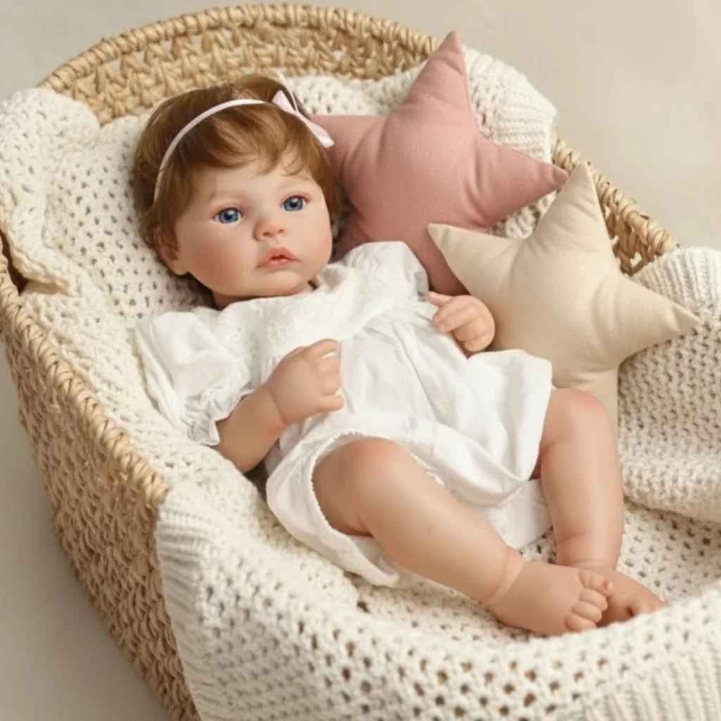 18-calowe łąki ręcznie robione lalki Bebe Reborn malowane noworodek lalki dla dzieci na prezent dla dzieci Muñecas Reborn