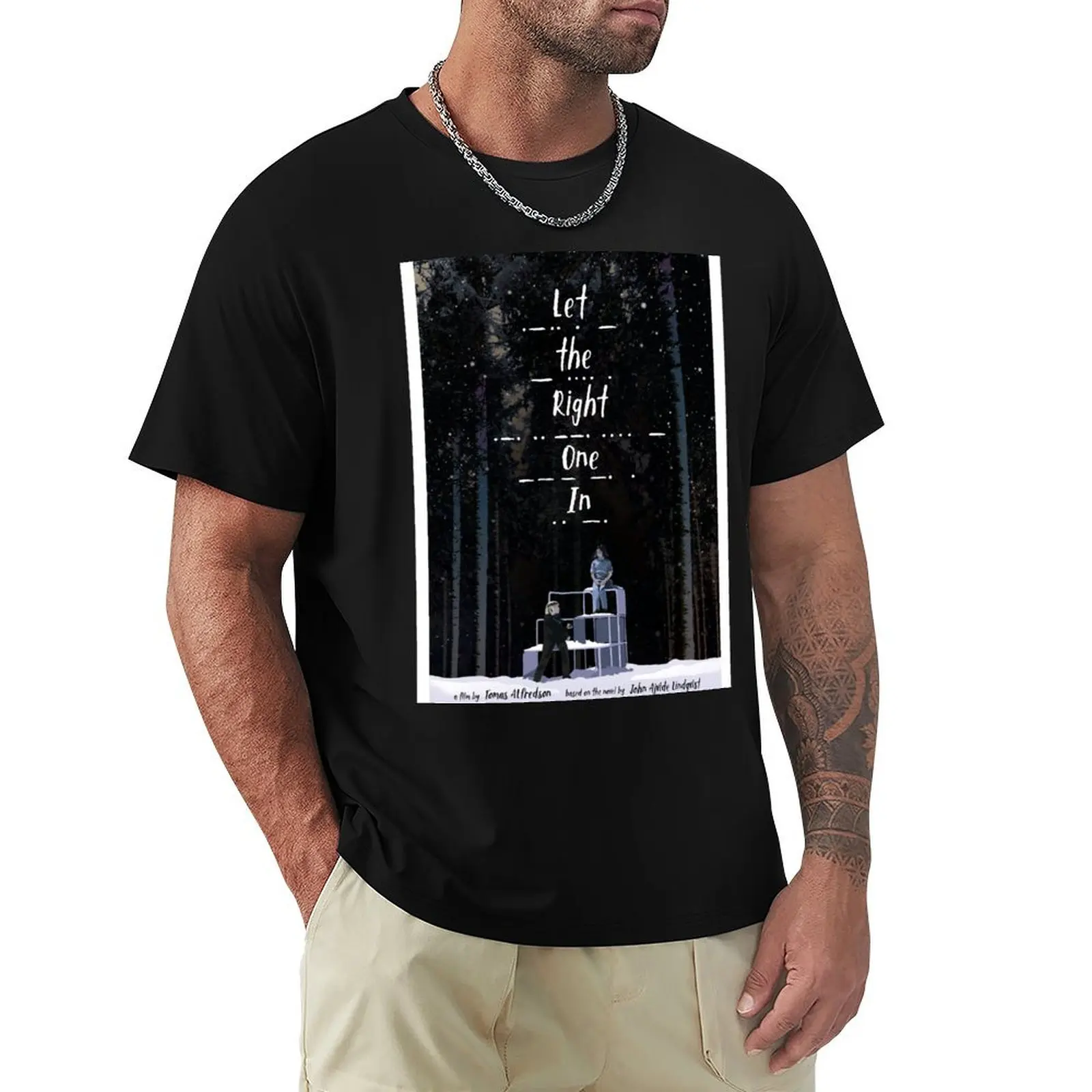 

Let the Right One In movie poster T-Shirt Lightweight Hiking T-Shirt