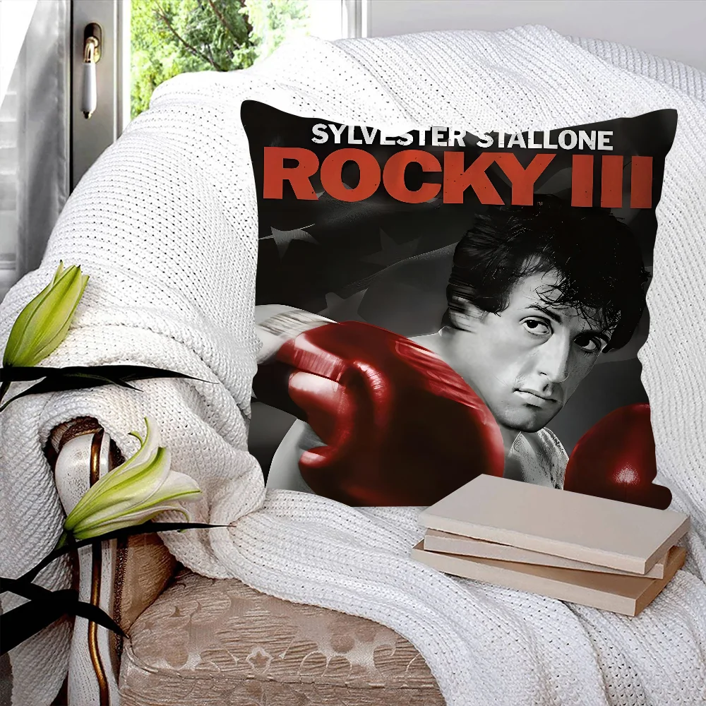 Rocky B-Balboa Boxing Fitness Pillow Case Square Pillow Bedroom Sofa Leisure Comfort Cushion Car Living Room Home Decoration