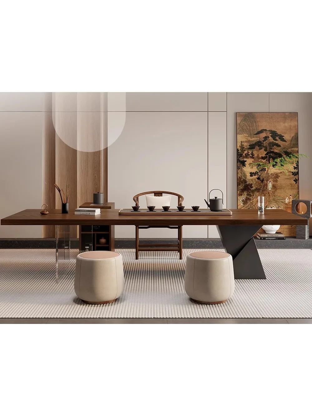 Table and Chair Combination Home Living Room Office Tea Table