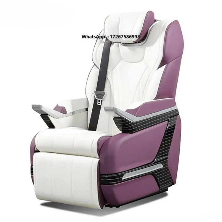Luxury Universal Car Seat for SUV Van MPV RV Electric Adjustable Recline Heating Massage Ventilation Swivel Seat