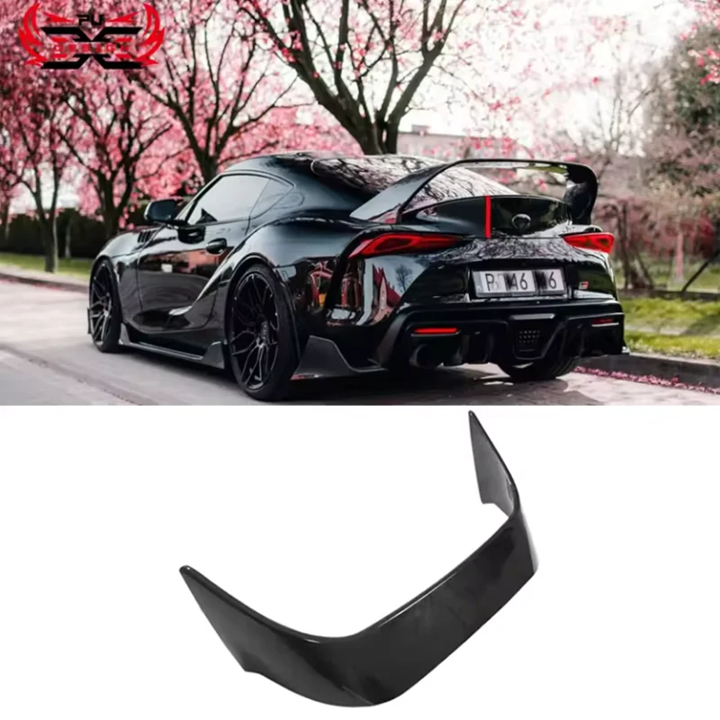 

Для Toyota GR Supra A90 A91 MK5 из углеродного волокна MB Wing, задний спойлер, багажник, клапан, комплекты кузова