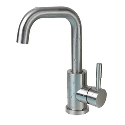 Bathroom Basin Faucet 304 Stainless Steel Hot Cold Wash Mixer Crane Tap 360 Rotation Sink Faucets Single Lever Tap For Bathroom