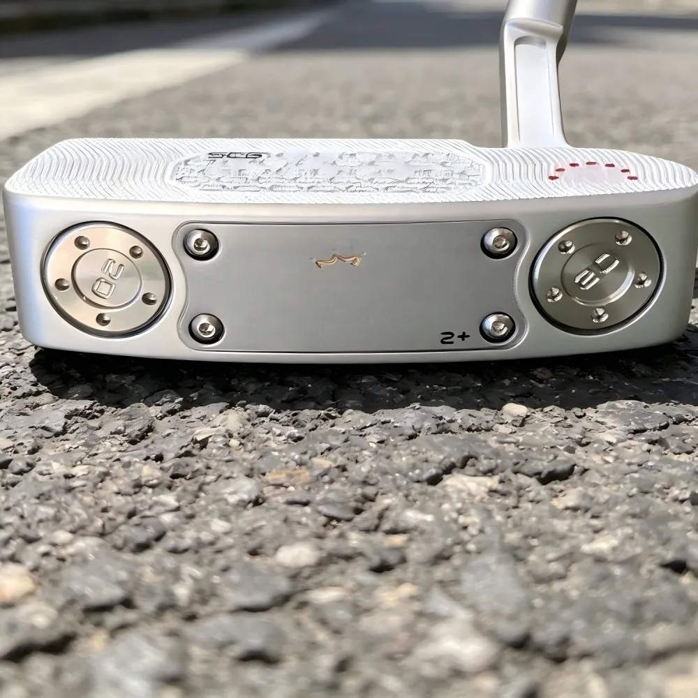 Classic Silver Golf Putter, Stylish Premium Golf Club for Golf Course Practice