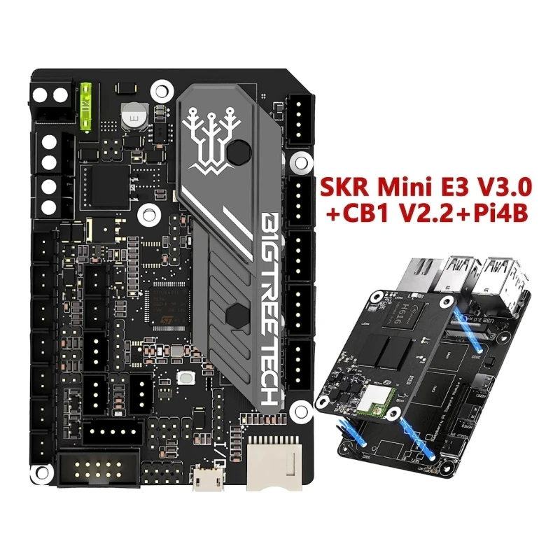 SKR Mini  .0 Control Silent Board + CB1 V2.2 + Pi4B Adapter  for Voron V0, Ender3 /3Pro 3D Printer Controller