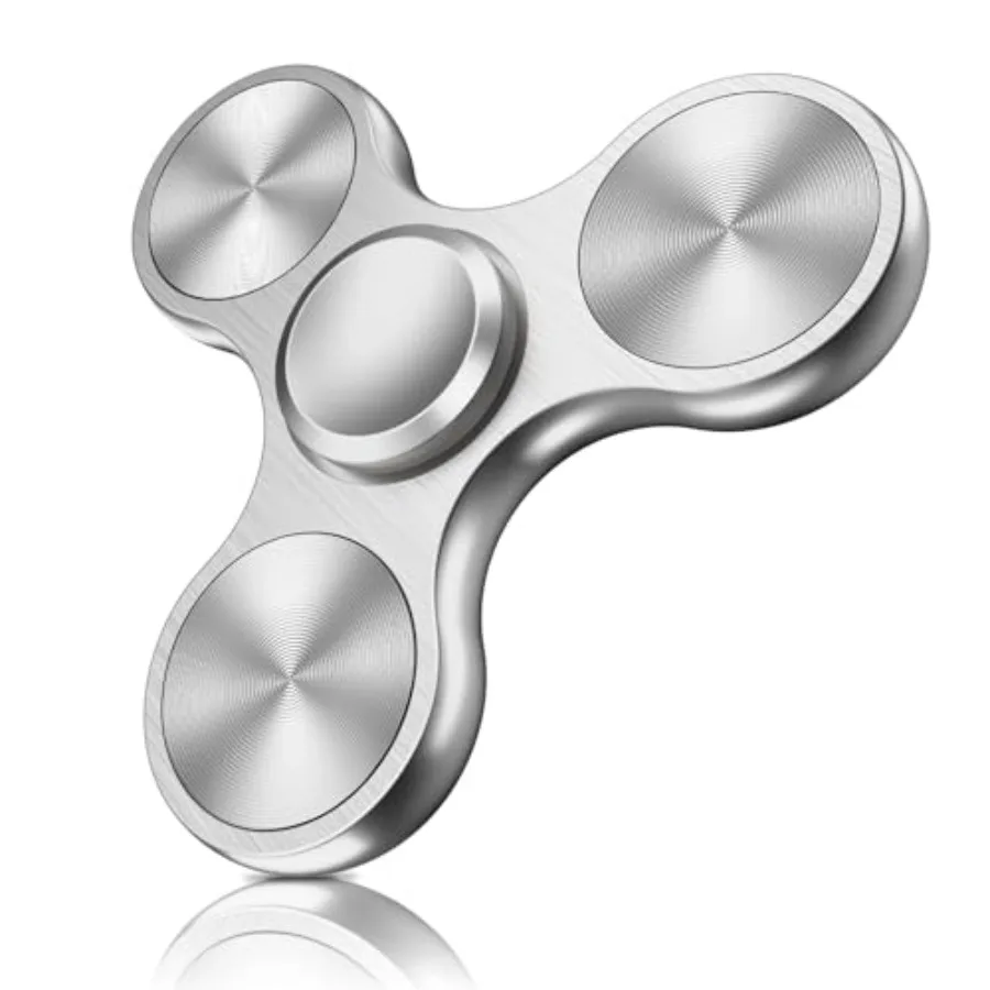 

Fidget Spinners Toy, Metal Stainless Steel Bearing High Speed 4-8 Min Spins, EDC ADHD Stress Anxiety Relieves ucer Fidgets Fing