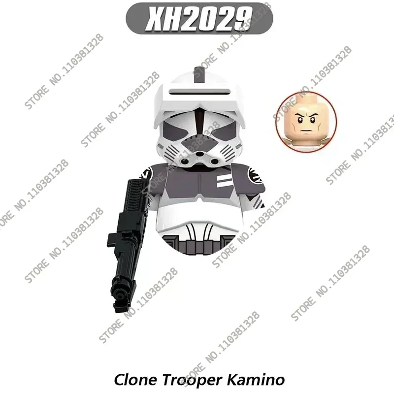 X0344 X0345 Star Wars Clone Troopers 501st Pułk Imperial Stormtrooper Mini Robot Figurka Zabawka Klocki Montaż Lalek Prezent