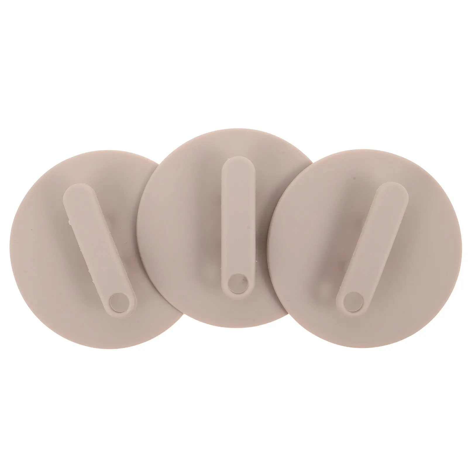 3Pcs Silicone Body Scrubber Gentle Exfoliating Round Scrubber Shower Back Wash Cloth Soft Silicone Bath Brush for Women Men