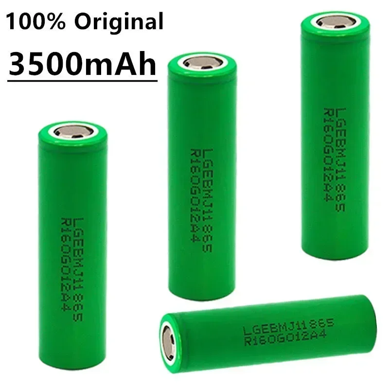 Original 18650 Battery 3.7V 3500mAh Rechargeable Lithium-Ion for Electronic Cigarette And Flashlight