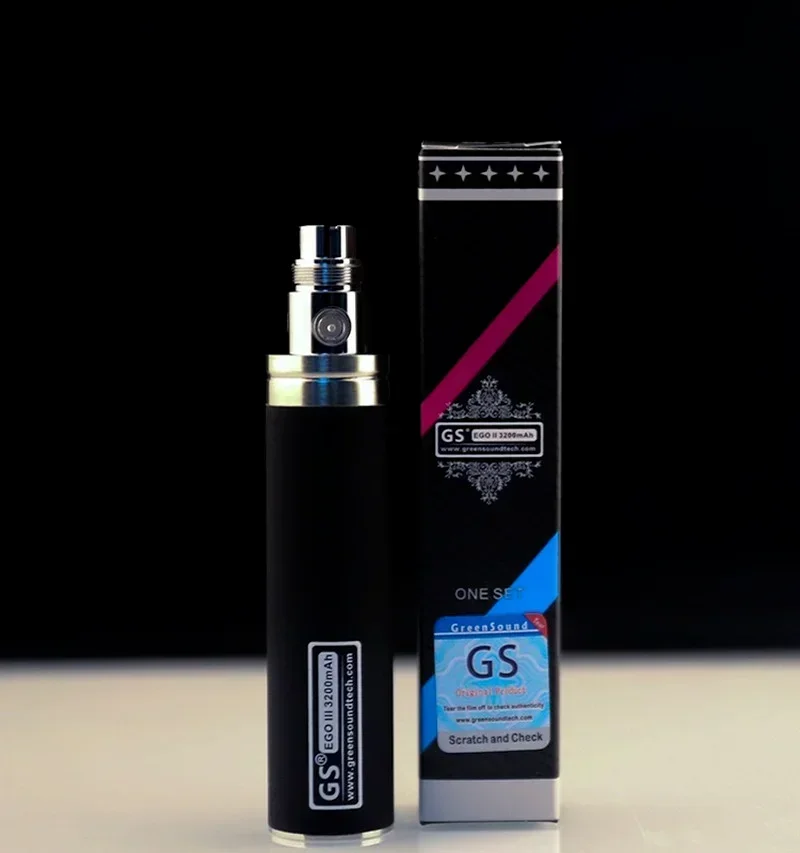 Oryginalna bateria GS EGo II 3200mah do elektronarzędzi Zaktualizowana bateria EGO do atomizera 510 M16 Bateria Ecig Vape Pen Vapor Vaper