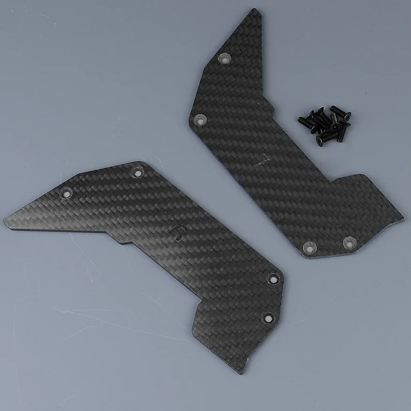 Carbon Fiber Wheel Covers Front Suspension Plate for 1/7 ARRMA INFRACTION 6S BLX V2 Street Bash All-road Muscle Car