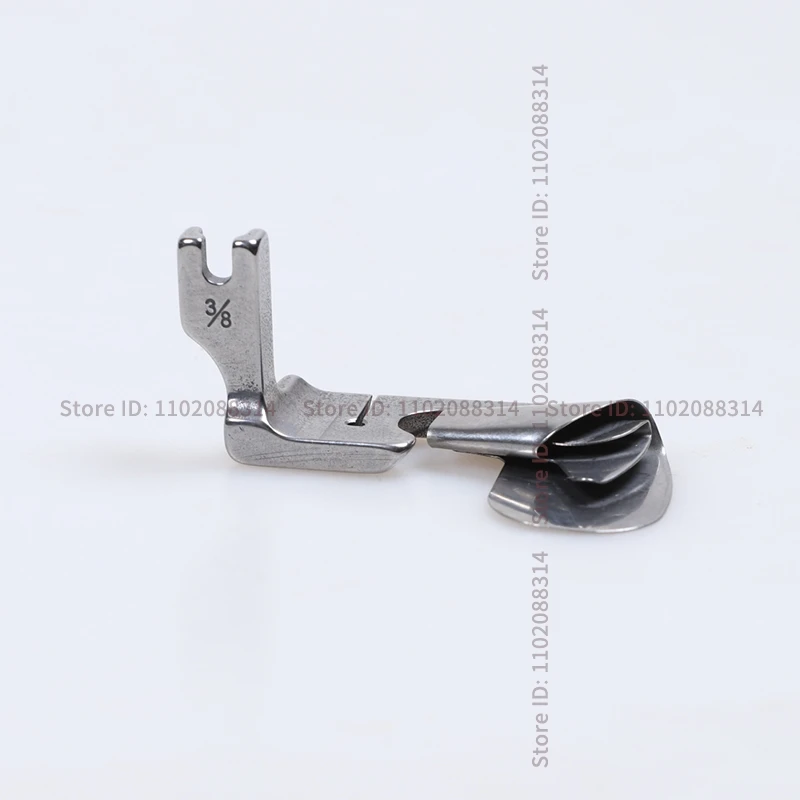 DY589 Crimping Presser Foot Multi-Function Curved Hemming Foot Hem Pull Tube Silk Chiffon Skirt Arc Hem 1/8 3/16 1/4 5/16 3/8