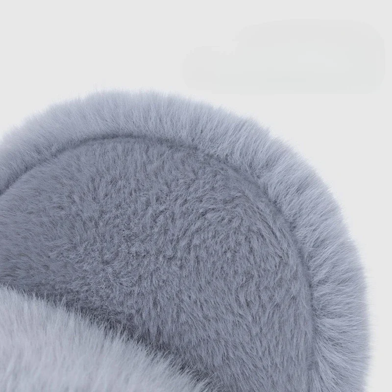 New Winter Earmuffs Plush Windproof and Warm Earmuffs Solid Plush Simple Antifreeze Earmuffs