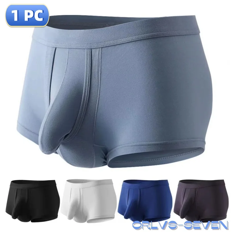 Organic Men Underwear Boxer Shorts Antibacterial Seamless Underpants Male Panties Gift For Men Boxershorts New