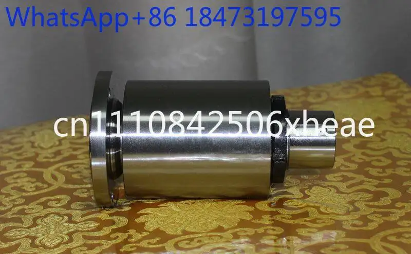 Small lathe spindle high-strength lathe bedside assembly with flange without chuck, deep groove ball bearing (universal)