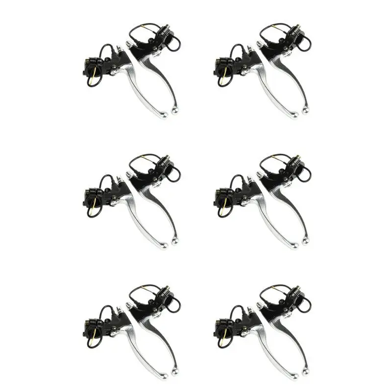 

6 Pair Electric Bike Brake Lever Bicycle Handle Brakes Cut-Off Brake Levers Cycling Parts For Electric Bike Scooter-B60B