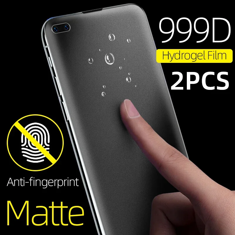 No Fingerprint Matte Hydrogel Film for Realme 6 5 X50 Pro X2 C3 C11 C12 C15 5S Screen Protector for Realme Narzo 30 20A Q X Lite